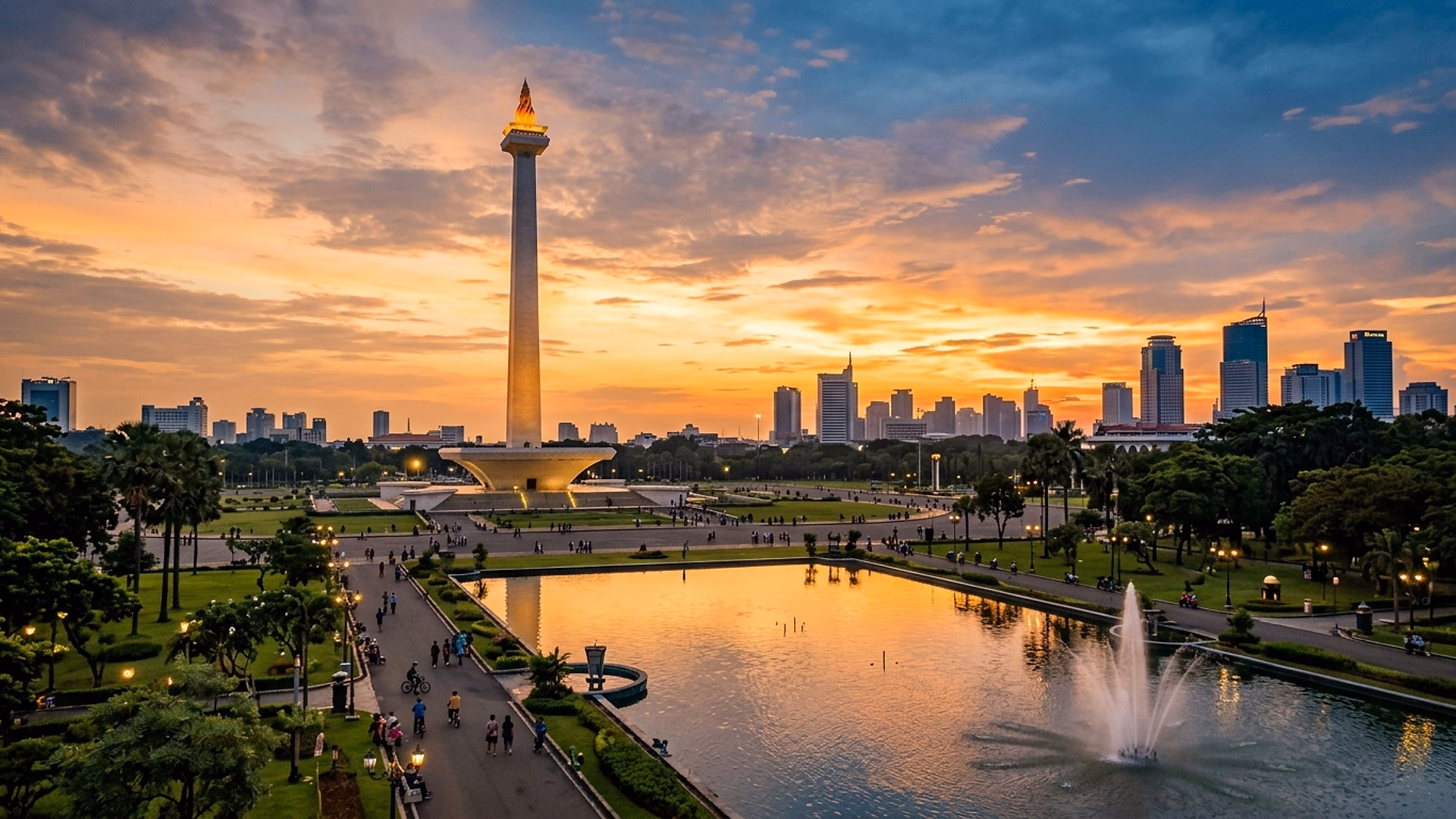 Monas National Monument in Central Jakarta