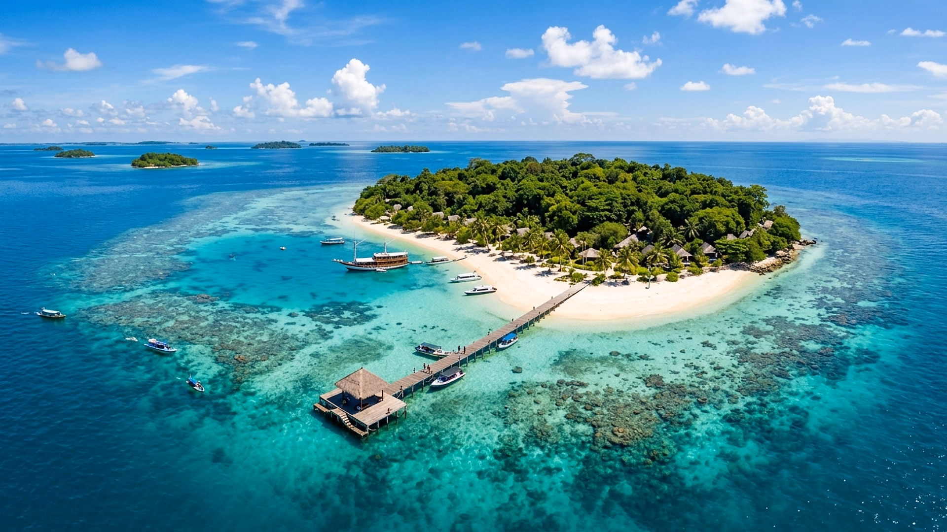 Thousand Islands turquoise coastal water